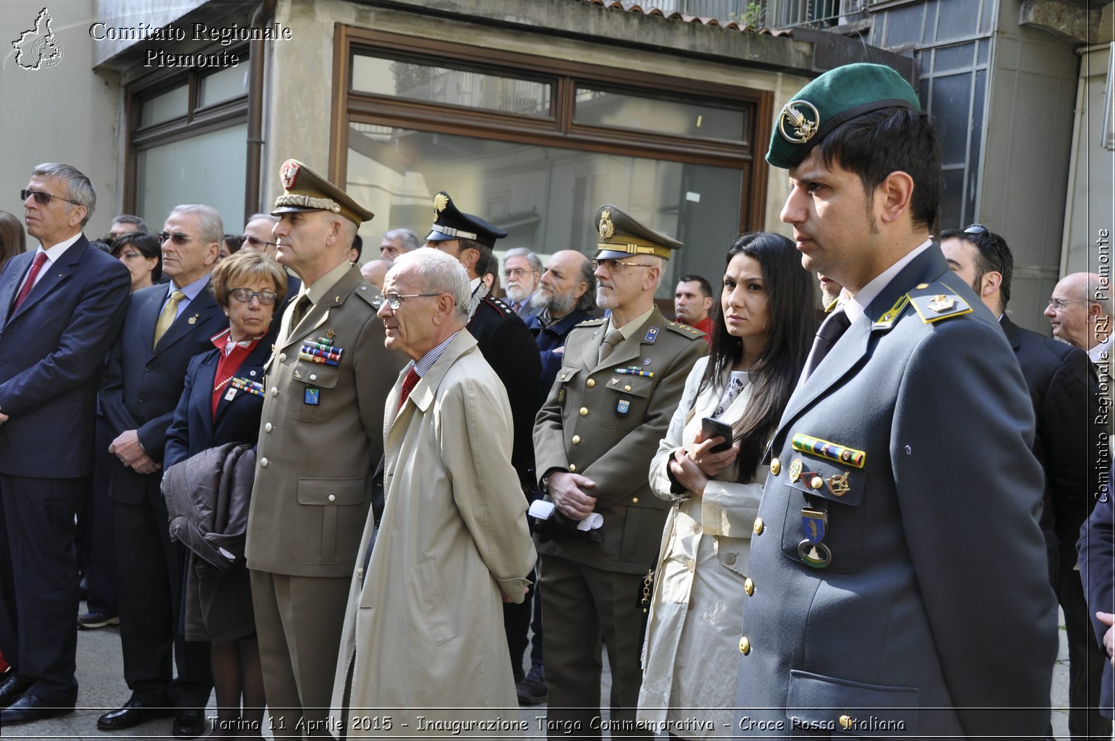 Torino 11 Aprile 2015 - Inaugurazione Targa Commemorativa - Croce Rossa Italiana- Comitato Regionale del Piemonte