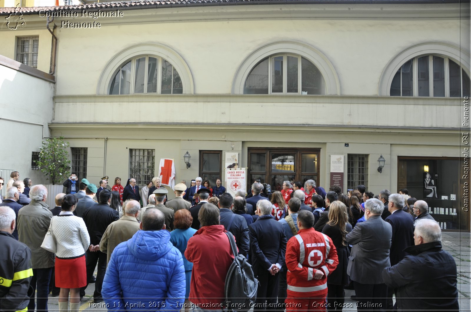 Torino 11 Aprile 2015 - Inaugurazione Targa Commemorativa - Croce Rossa Italiana- Comitato Regionale del Piemonte