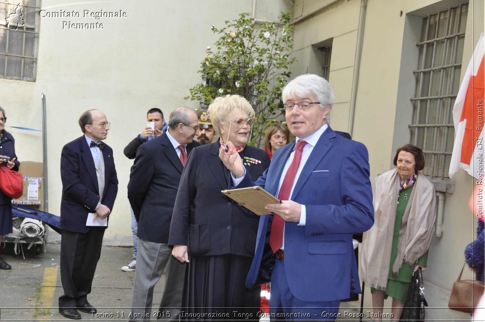 Torino 11 Aprile 2015 - Inaugurazione Targa Commemorativa - Croce Rossa Italiana- Comitato Regionale del Piemonte