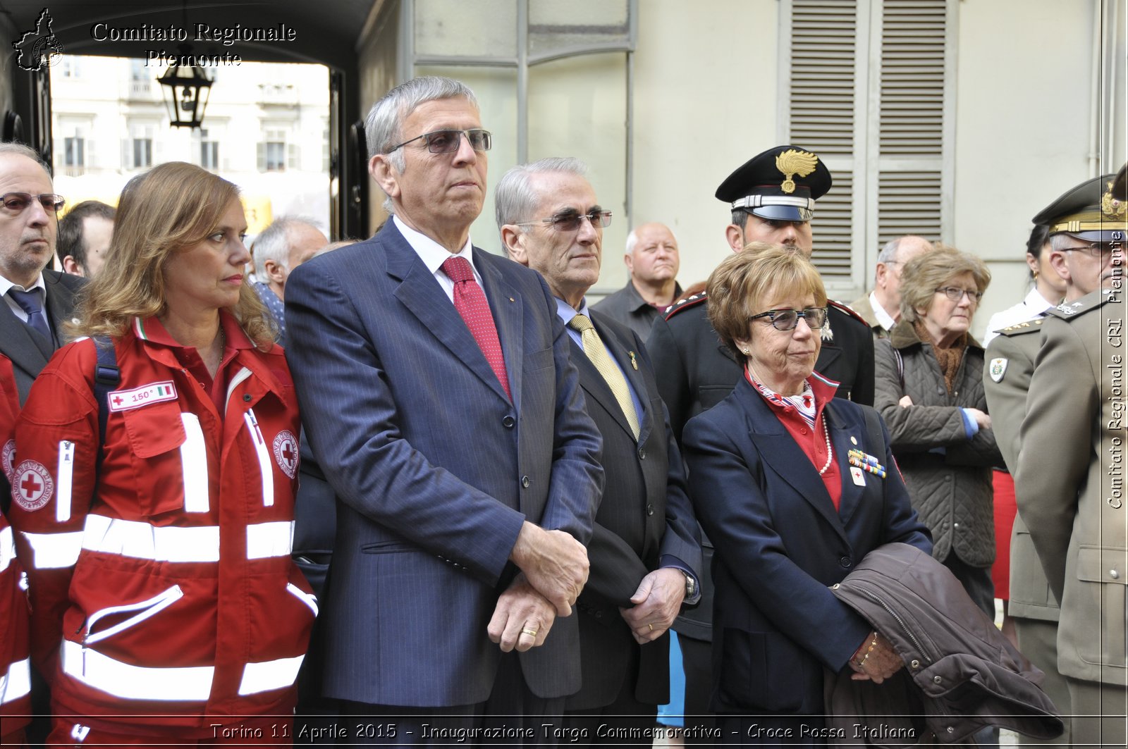 Torino 11 Aprile 2015 - Inaugurazione Targa Commemorativa - Croce Rossa Italiana- Comitato Regionale del Piemonte