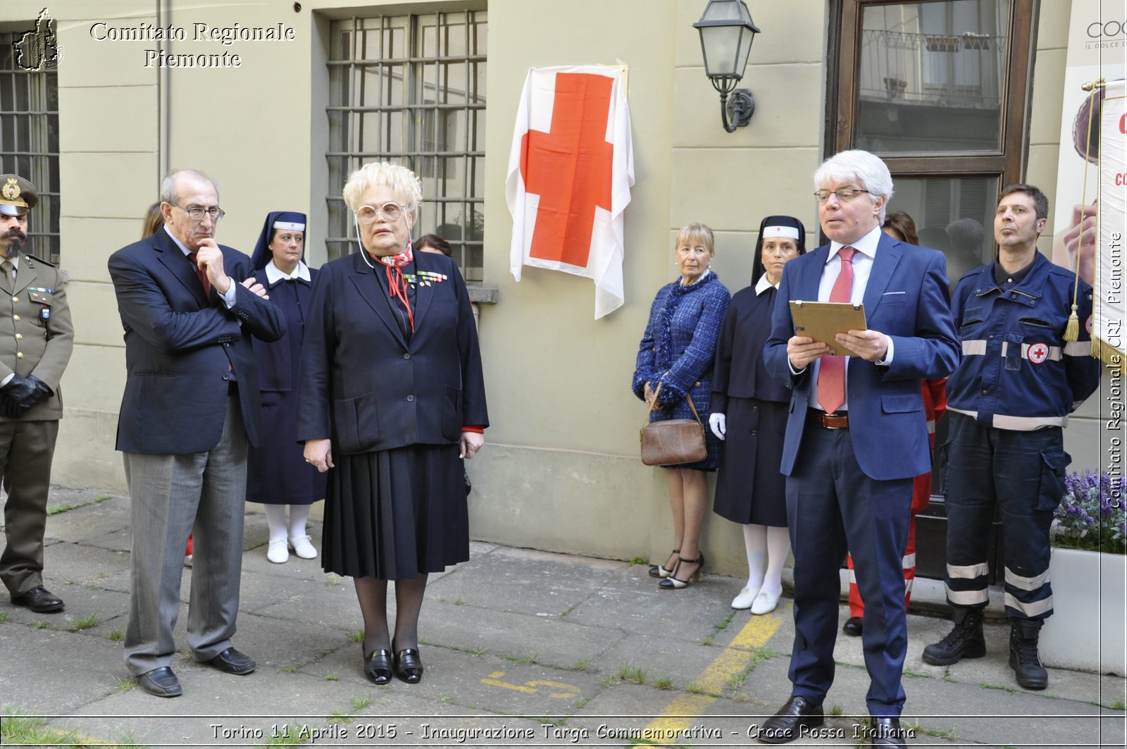 Torino 11 Aprile 2015 - Inaugurazione Targa Commemorativa - Croce Rossa Italiana- Comitato Regionale del Piemonte