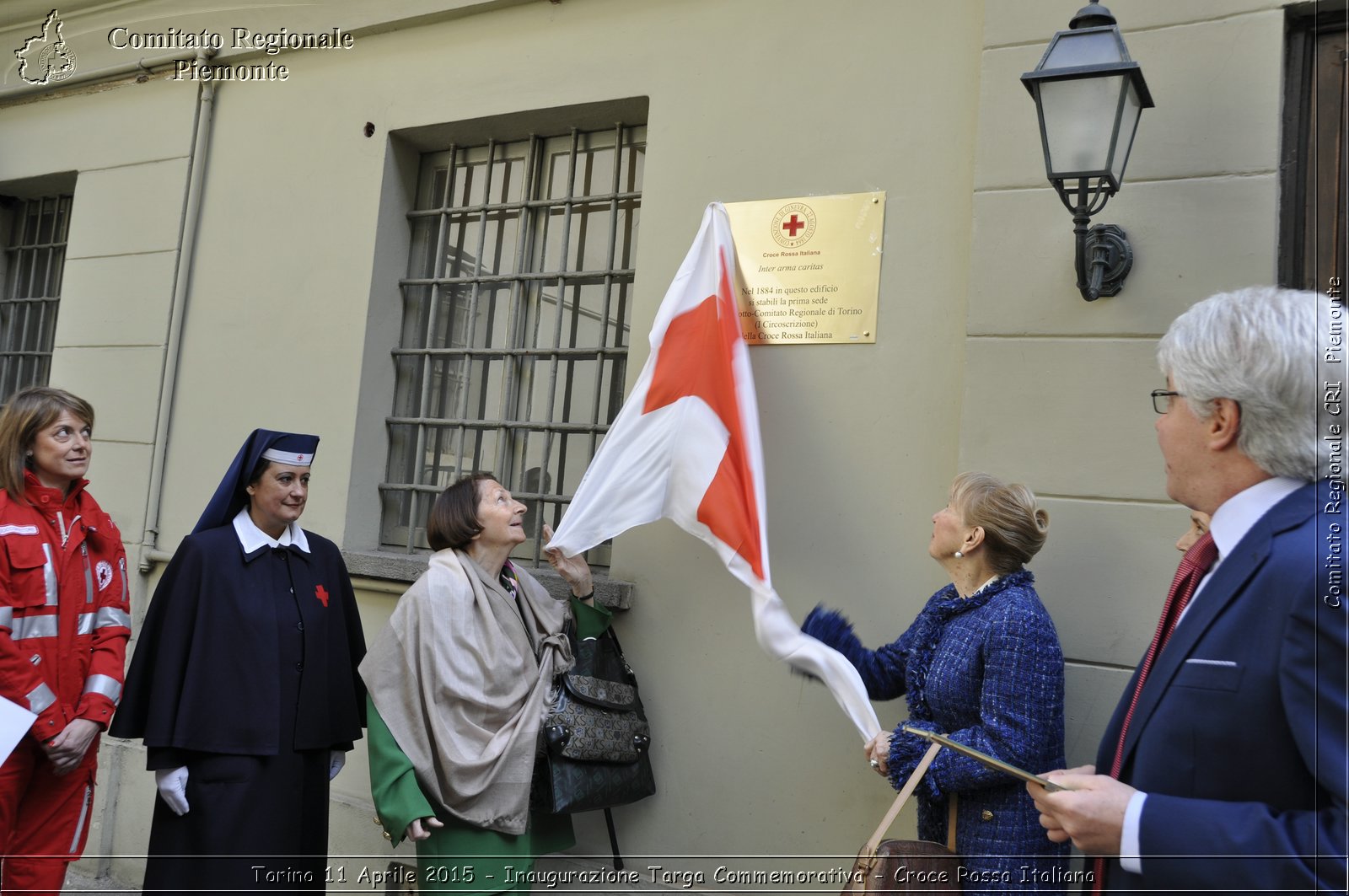 Torino 11 Aprile 2015 - Inaugurazione Targa Commemorativa - Croce Rossa Italiana- Comitato Regionale del Piemonte