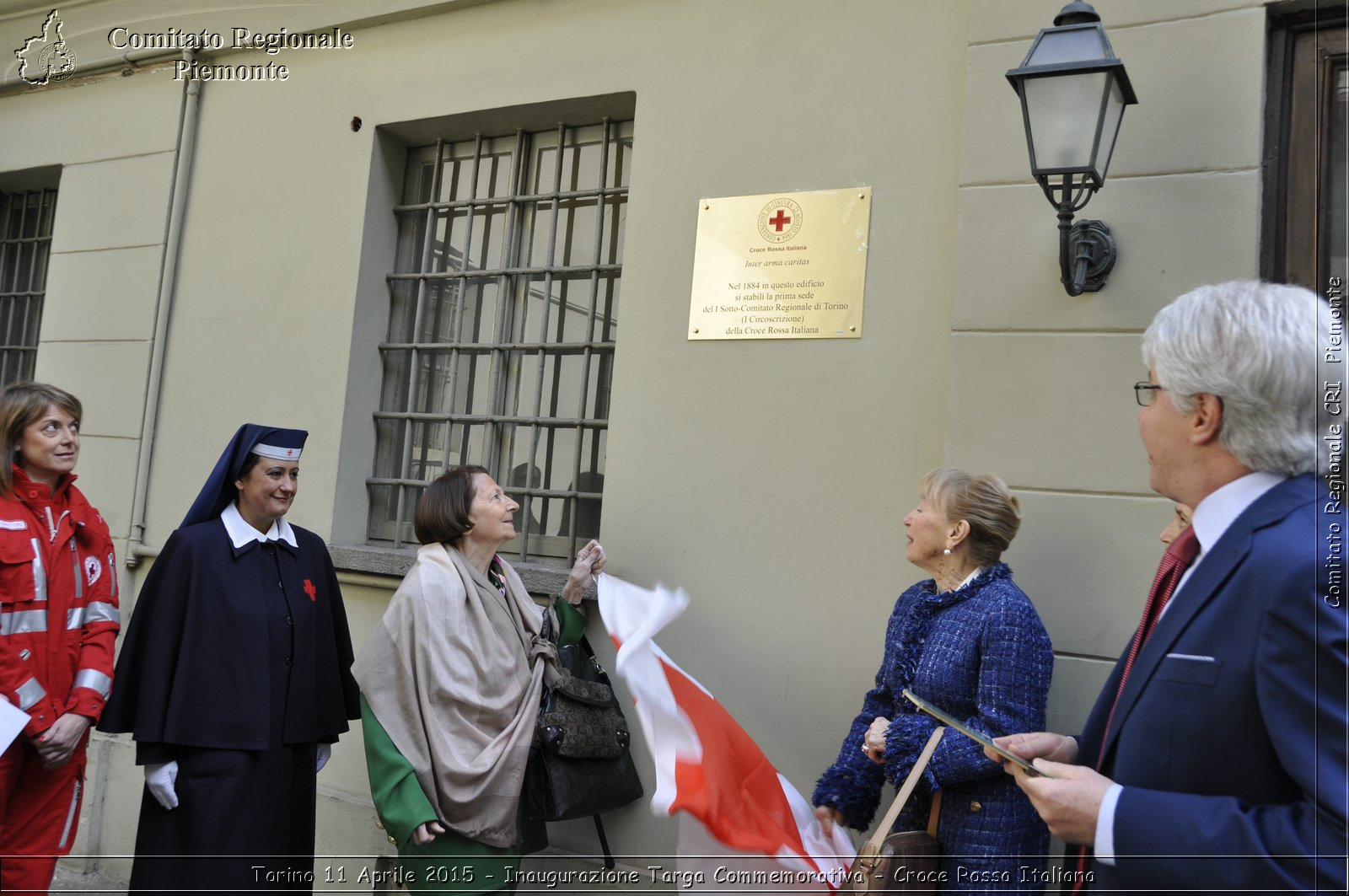 Torino 11 Aprile 2015 - Inaugurazione Targa Commemorativa - Croce Rossa Italiana- Comitato Regionale del Piemonte