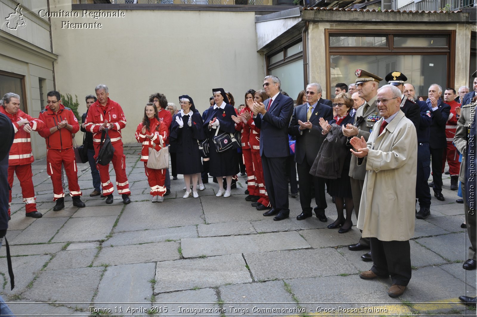 Torino 11 Aprile 2015 - Inaugurazione Targa Commemorativa - Croce Rossa Italiana- Comitato Regionale del Piemonte