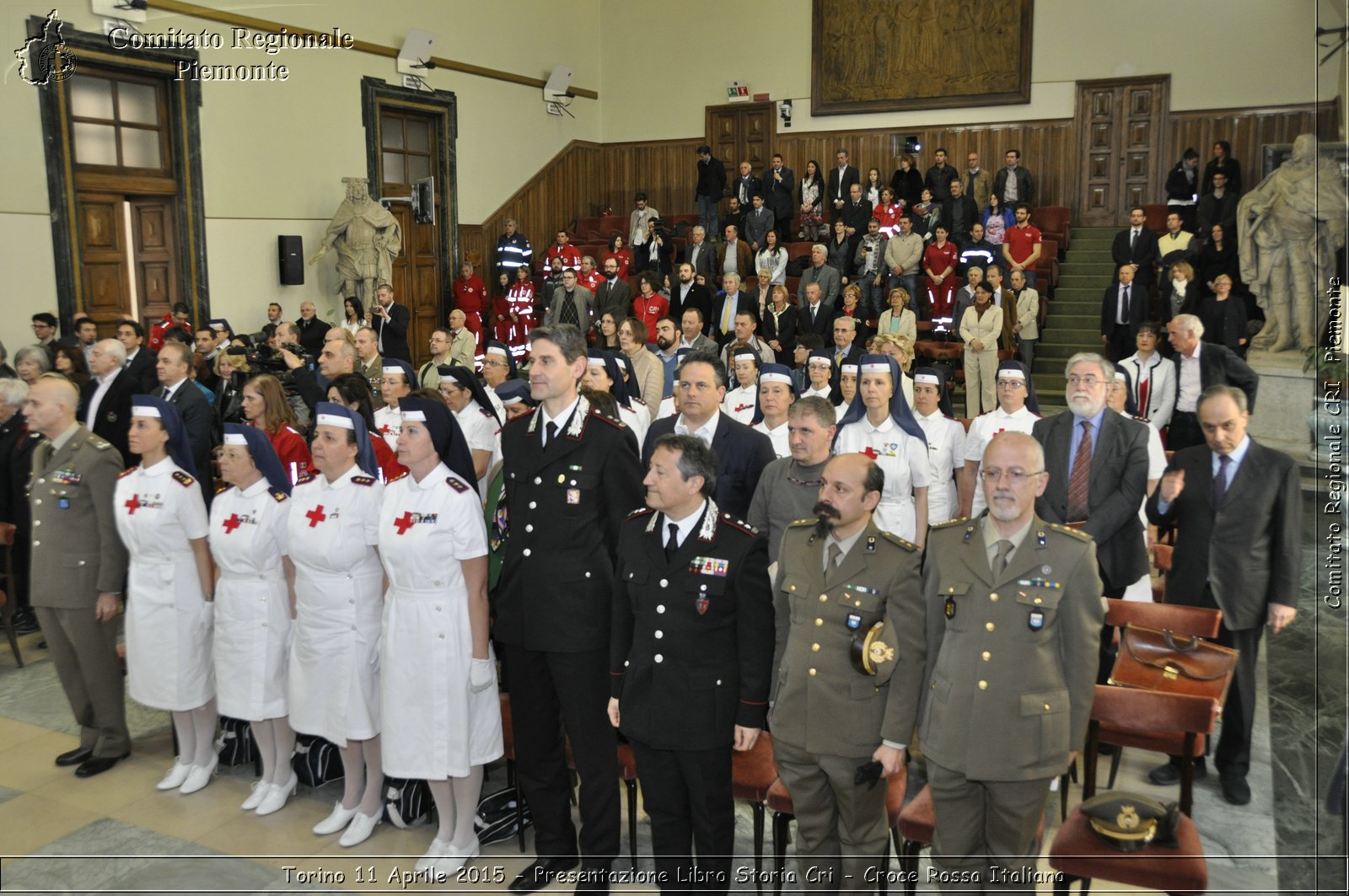 Torino 11 Aprile 2015 - Presentazione Libro Storia Cri - Croce Rossa Italiana- Comitato Regionale del Piemonte