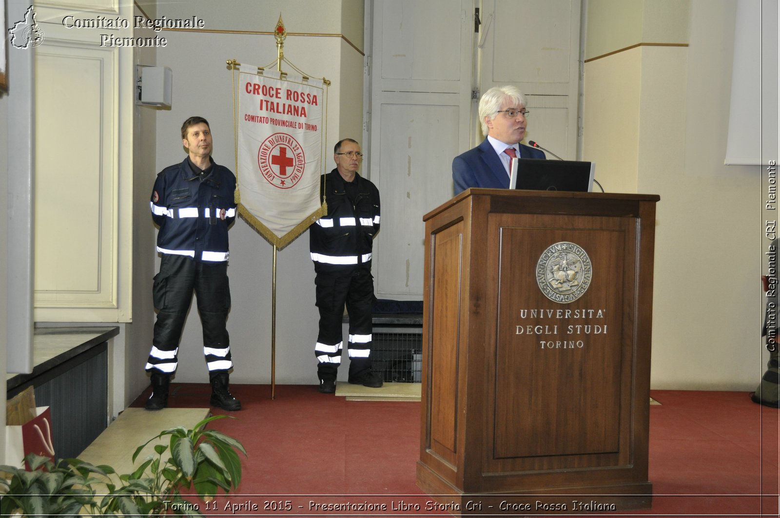 Torino 11 Aprile 2015 - Presentazione Libro Storia Cri - Croce Rossa Italiana- Comitato Regionale del Piemonte