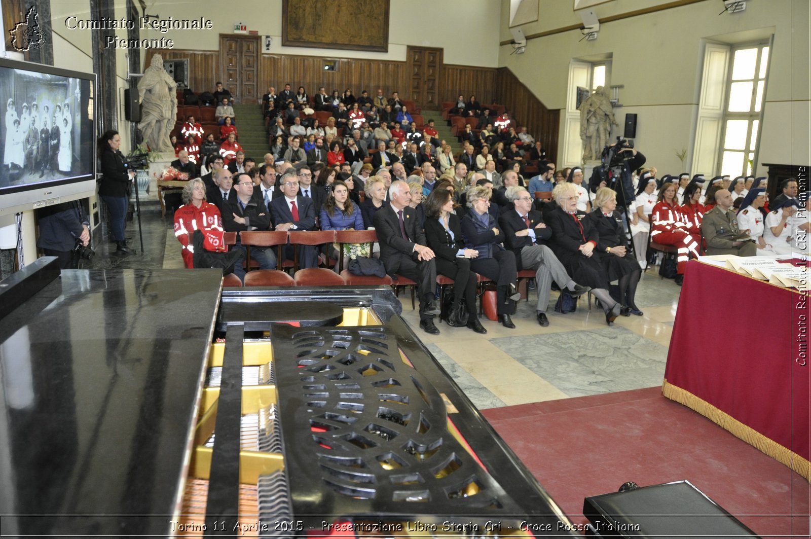 Torino 11 Aprile 2015 - Presentazione Libro Storia Cri - Croce Rossa Italiana- Comitato Regionale del Piemonte