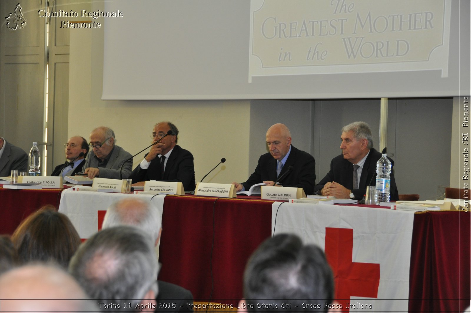 Torino 11 Aprile 2015 - Presentazione Libro Storia Cri - Croce Rossa Italiana- Comitato Regionale del Piemonte