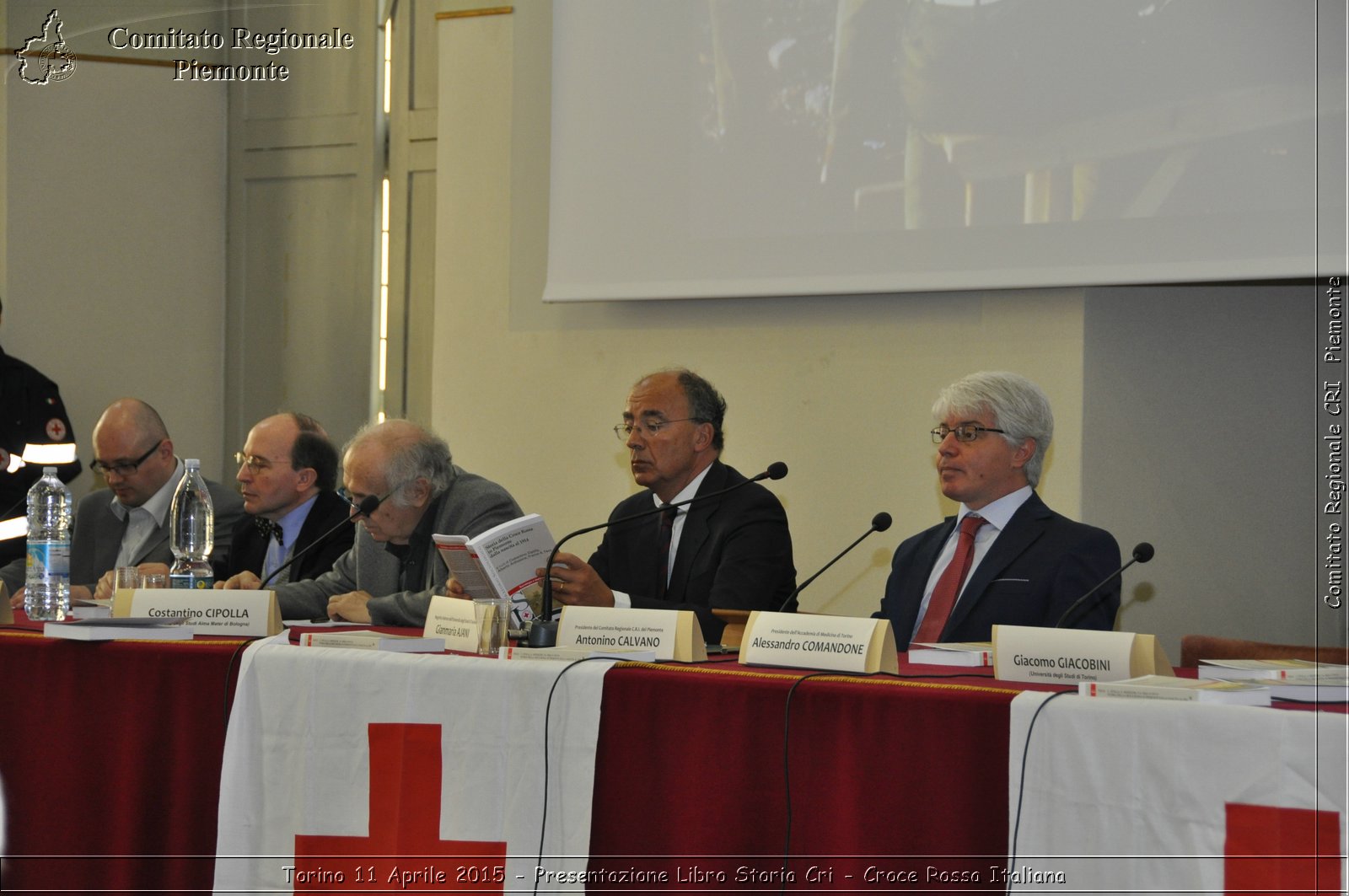 Torino 11 Aprile 2015 - Presentazione Libro Storia Cri - Croce Rossa Italiana- Comitato Regionale del Piemonte