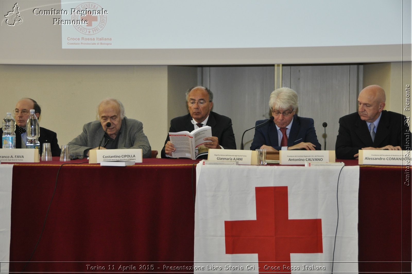 Torino 11 Aprile 2015 - Presentazione Libro Storia Cri - Croce Rossa Italiana- Comitato Regionale del Piemonte