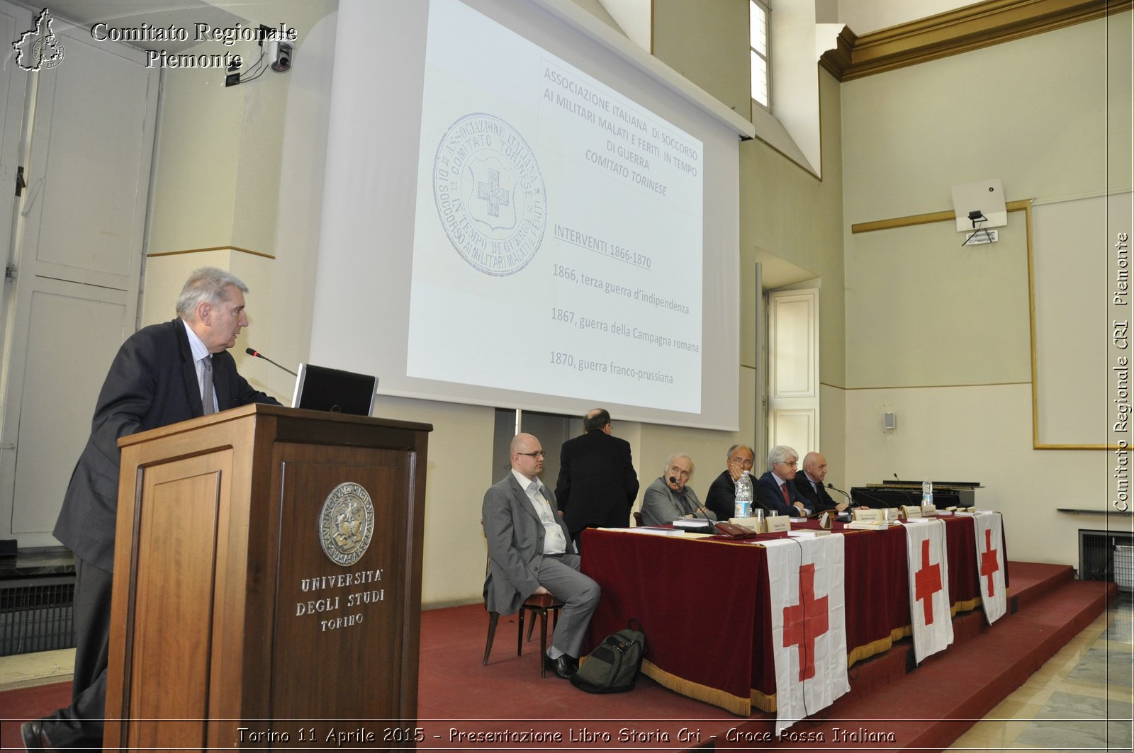 Torino 11 Aprile 2015 - Presentazione Libro Storia Cri - Croce Rossa Italiana- Comitato Regionale del Piemonte