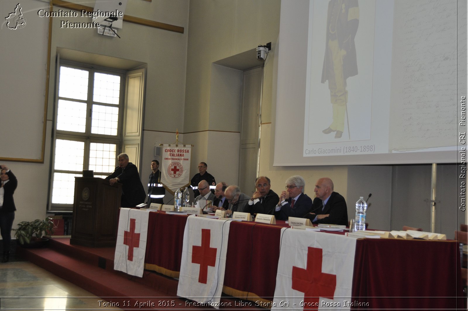 Torino 11 Aprile 2015 - Presentazione Libro Storia Cri - Croce Rossa Italiana- Comitato Regionale del Piemonte