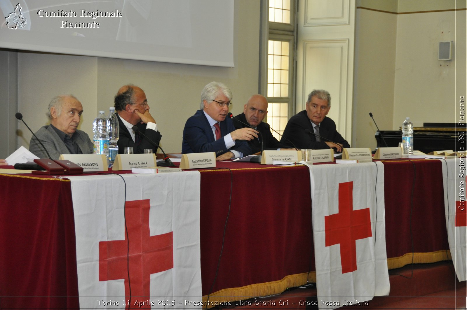 Torino 11 Aprile 2015 - Presentazione Libro Storia Cri - Croce Rossa Italiana- Comitato Regionale del Piemonte