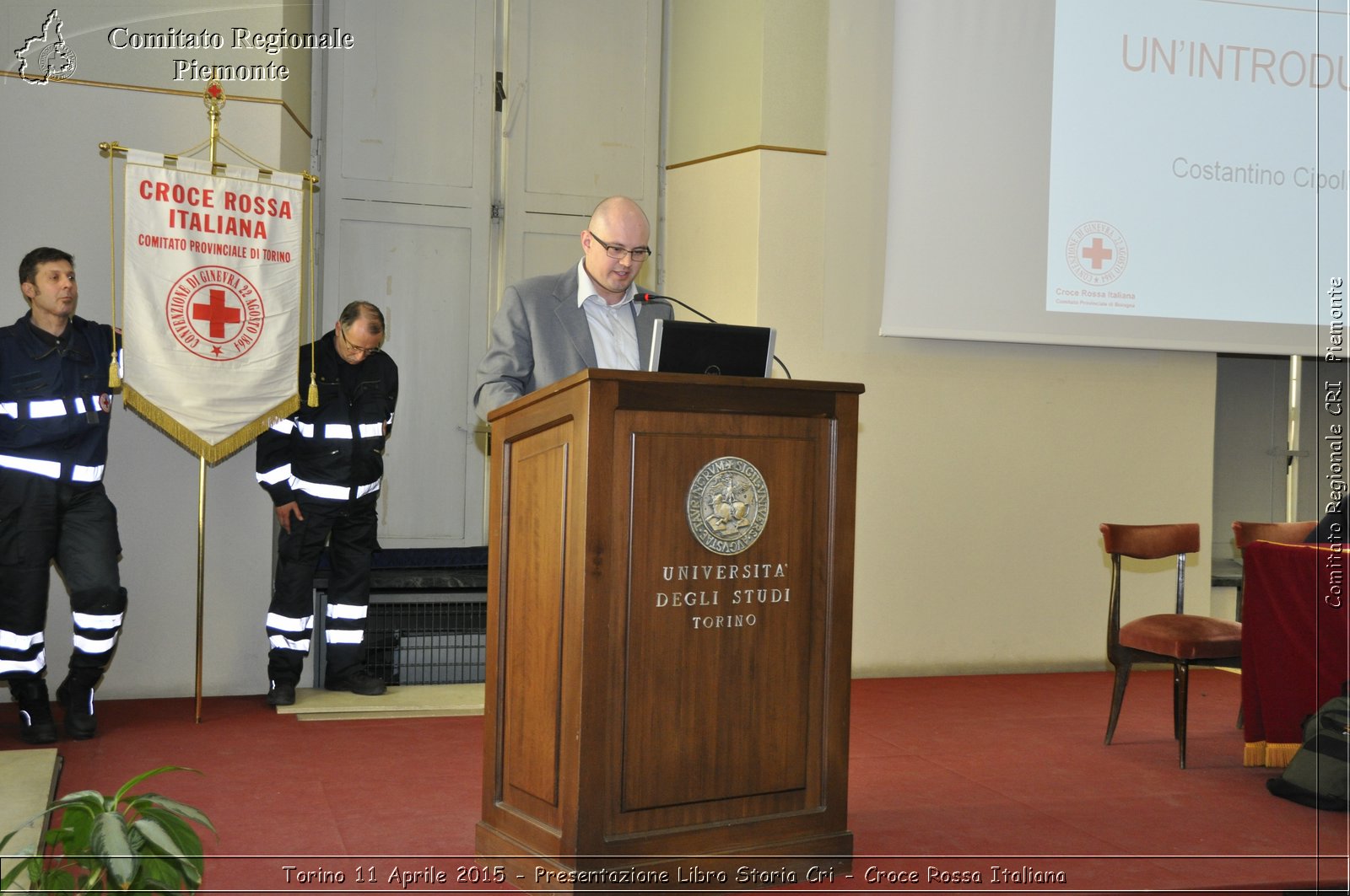 Torino 11 Aprile 2015 - Presentazione Libro Storia Cri - Croce Rossa Italiana- Comitato Regionale del Piemonte