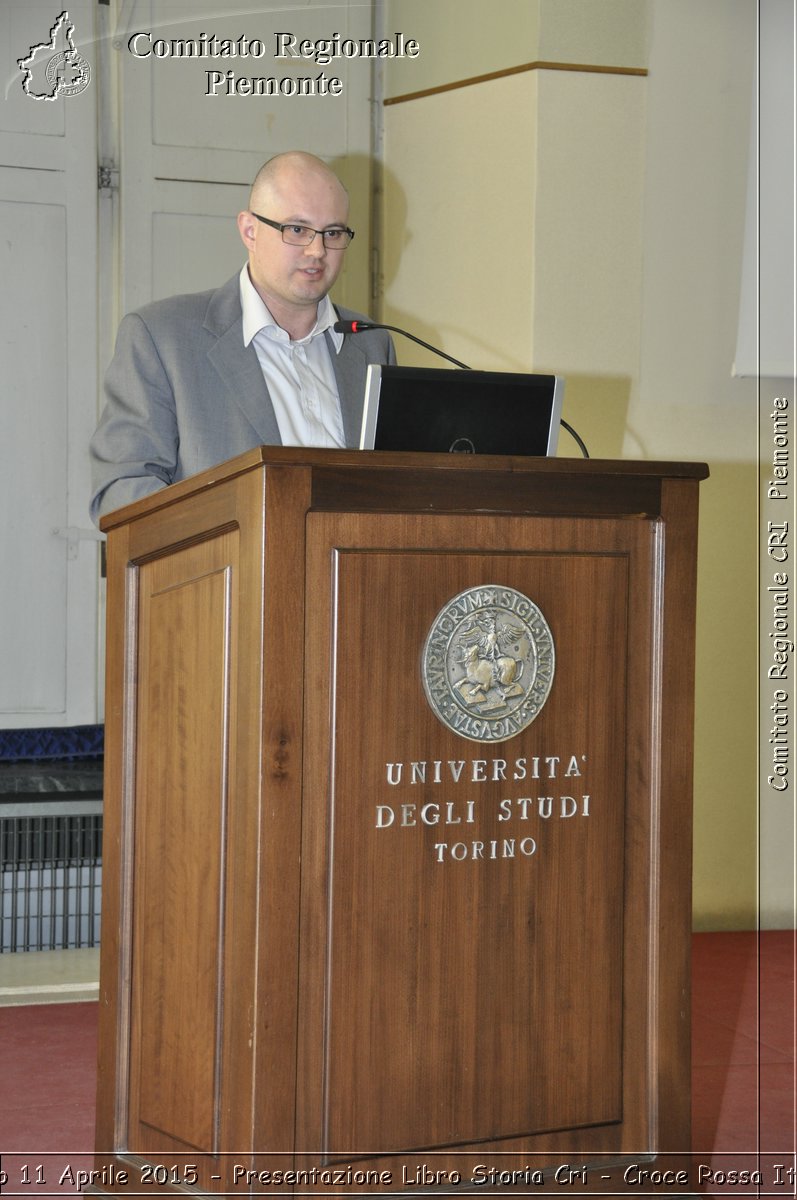 Torino 11 Aprile 2015 - Presentazione Libro Storia Cri - Croce Rossa Italiana- Comitato Regionale del Piemonte