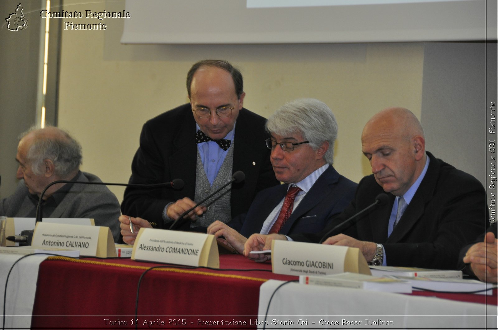 Torino 11 Aprile 2015 - Presentazione Libro Storia Cri - Croce Rossa Italiana- Comitato Regionale del Piemonte