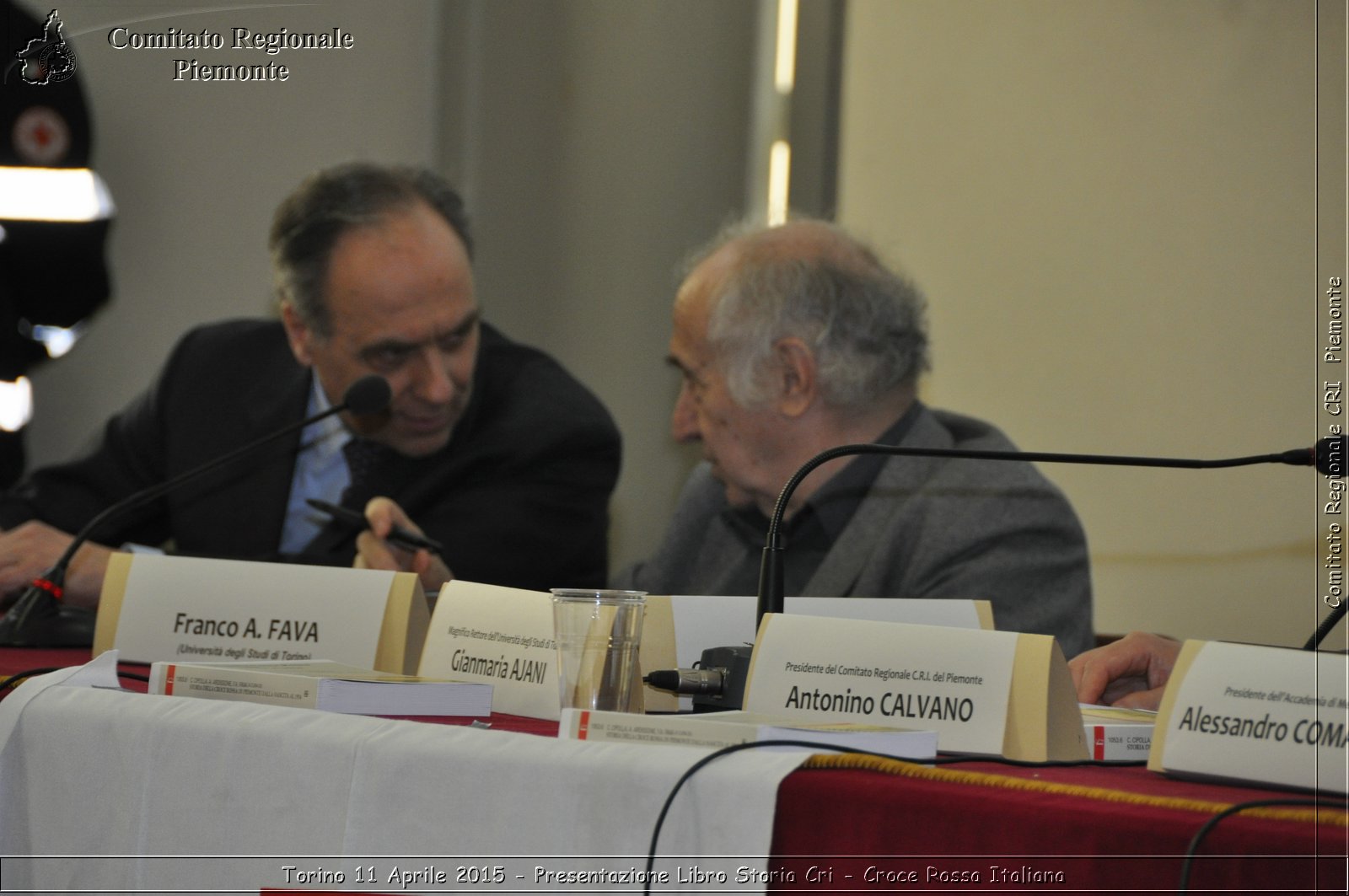 Torino 11 Aprile 2015 - Presentazione Libro Storia Cri - Croce Rossa Italiana- Comitato Regionale del Piemonte