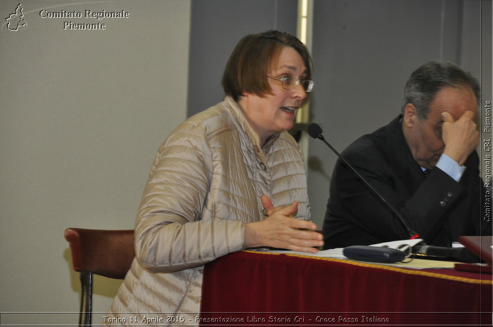 Torino 11 Aprile 2015 - Presentazione Libro Storia Cri - Croce Rossa Italiana- Comitato Regionale del Piemonte