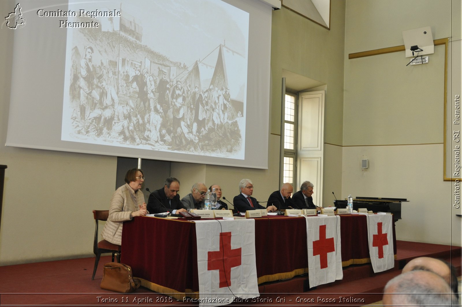 Torino 11 Aprile 2015 - Presentazione Libro Storia Cri - Croce Rossa Italiana- Comitato Regionale del Piemonte