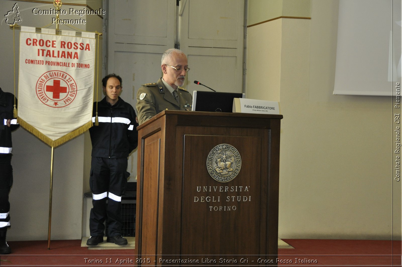 Torino 11 Aprile 2015 - Presentazione Libro Storia Cri - Croce Rossa Italiana- Comitato Regionale del Piemonte