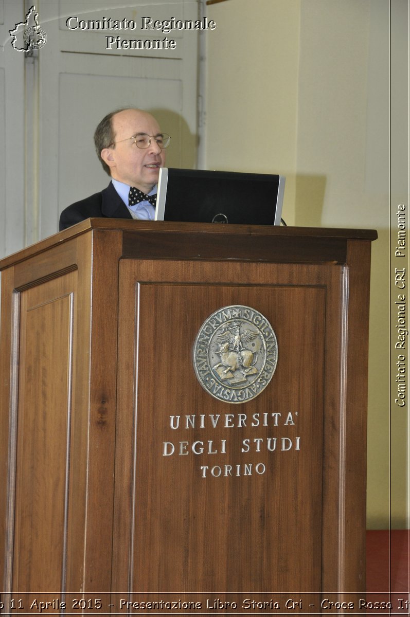 Torino 11 Aprile 2015 - Presentazione Libro Storia Cri - Croce Rossa Italiana- Comitato Regionale del Piemonte