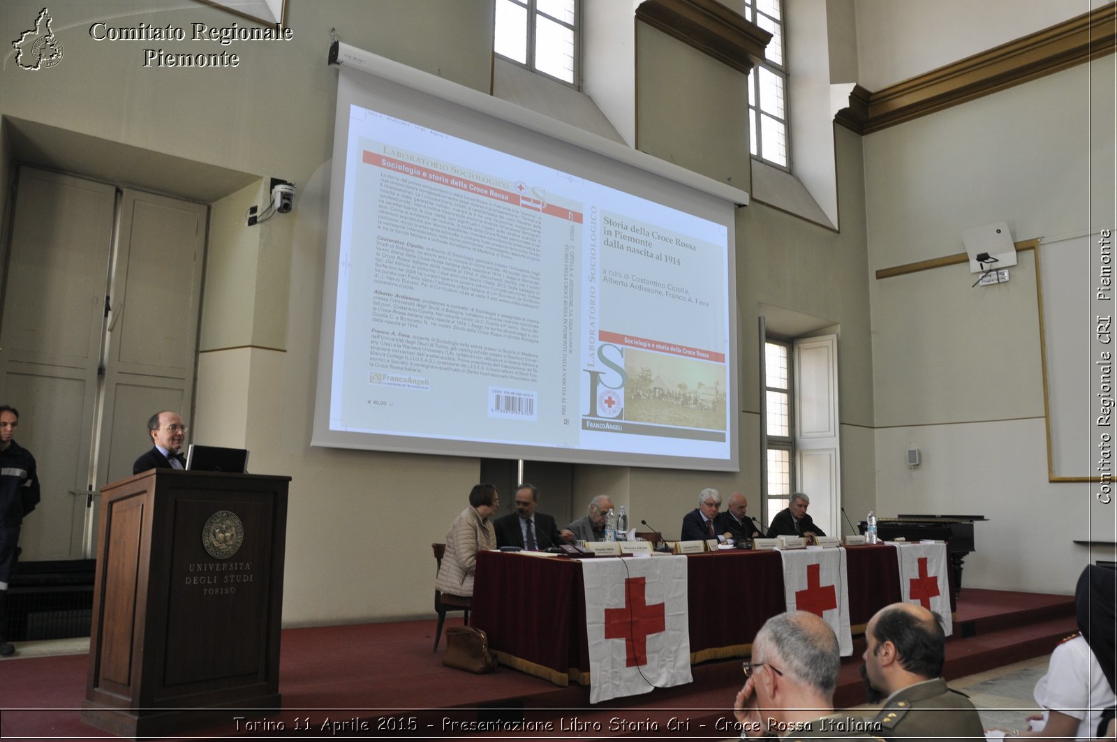 Torino 11 Aprile 2015 - Presentazione Libro Storia Cri - Croce Rossa Italiana- Comitato Regionale del Piemonte