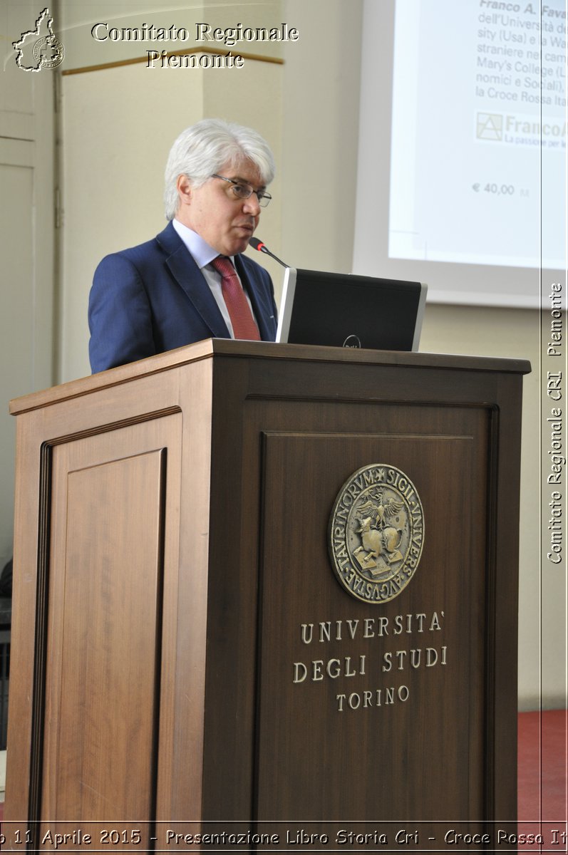 Torino 11 Aprile 2015 - Presentazione Libro Storia Cri - Croce Rossa Italiana- Comitato Regionale del Piemonte