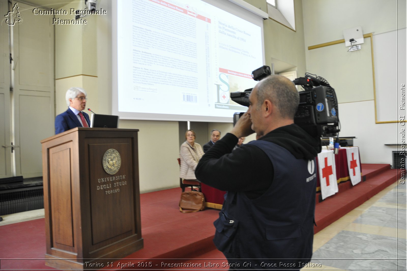 Torino 11 Aprile 2015 - Presentazione Libro Storia Cri - Croce Rossa Italiana- Comitato Regionale del Piemonte