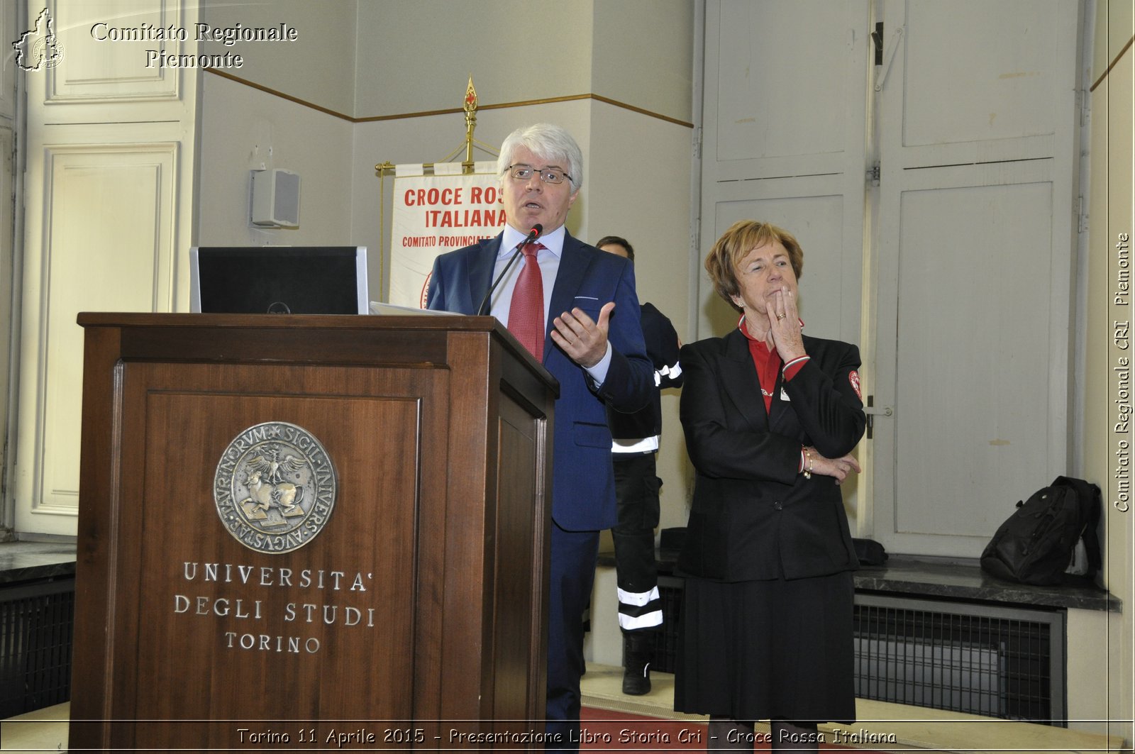 Torino 11 Aprile 2015 - Presentazione Libro Storia Cri - Croce Rossa Italiana- Comitato Regionale del Piemonte