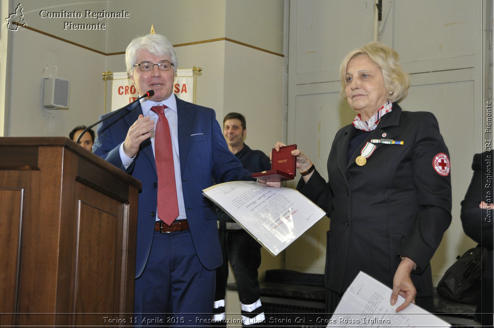 Torino 11 Aprile 2015 - Presentazione Libro Storia Cri - Croce Rossa Italiana- Comitato Regionale del Piemonte