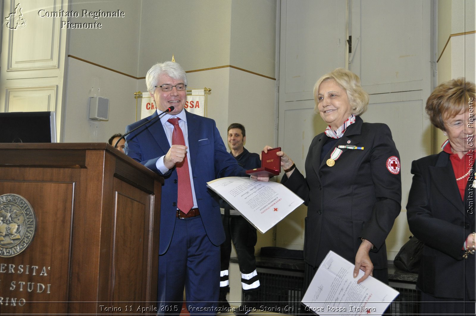 Torino 11 Aprile 2015 - Presentazione Libro Storia Cri - Croce Rossa Italiana- Comitato Regionale del Piemonte