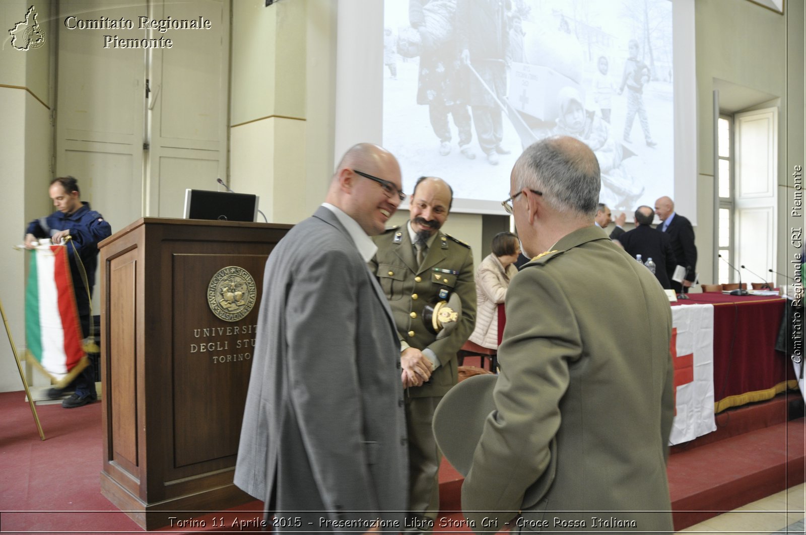 Torino 11 Aprile 2015 - Presentazione Libro Storia Cri - Croce Rossa Italiana- Comitato Regionale del Piemonte