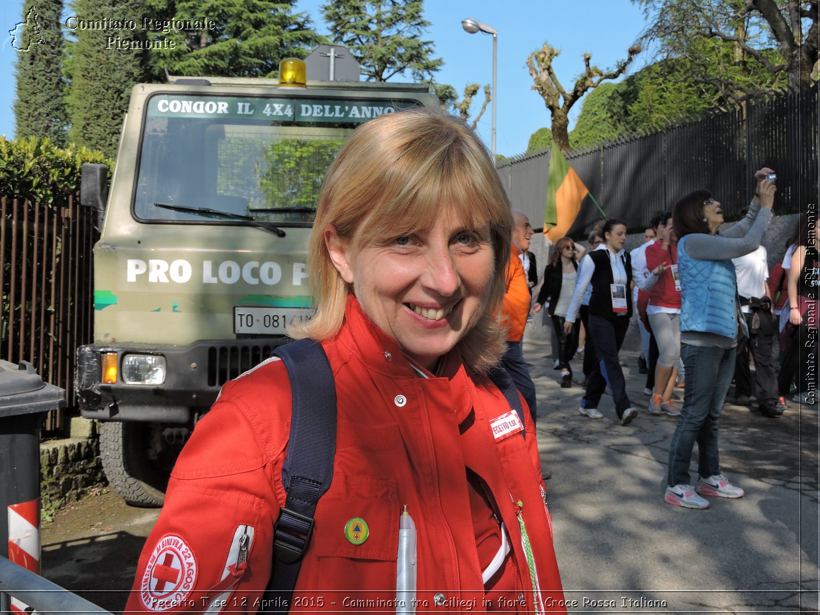 Pecetto T.se 12 Aprile 2015 - Camminata tra i ciliegi in fiore - Croce Rossa Italiana- Comitato Regionale del Piemonte