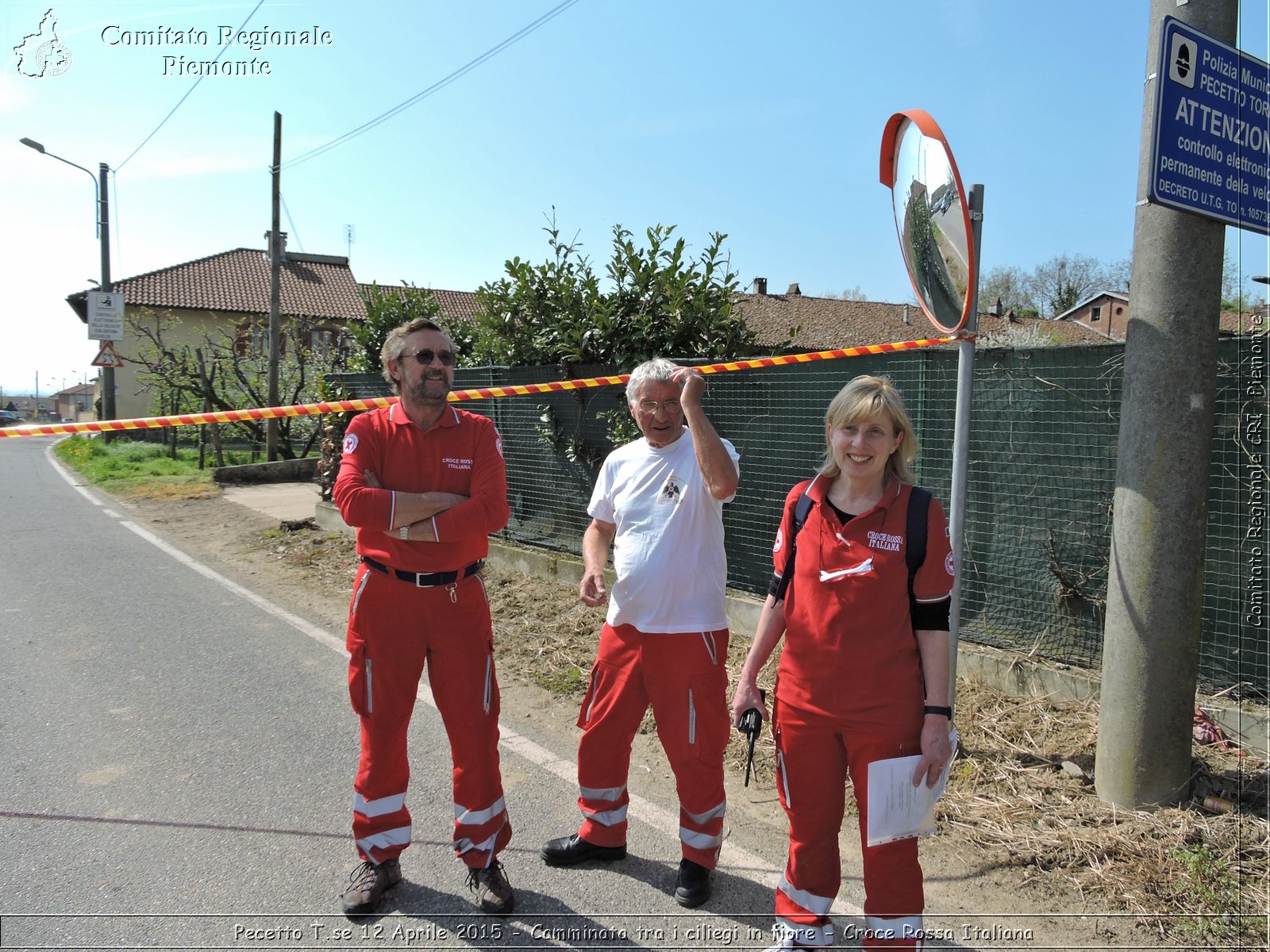 Pecetto T.se 12 Aprile 2015 - Camminata tra i ciliegi in fiore - Croce Rossa Italiana- Comitato Regionale del Piemonte