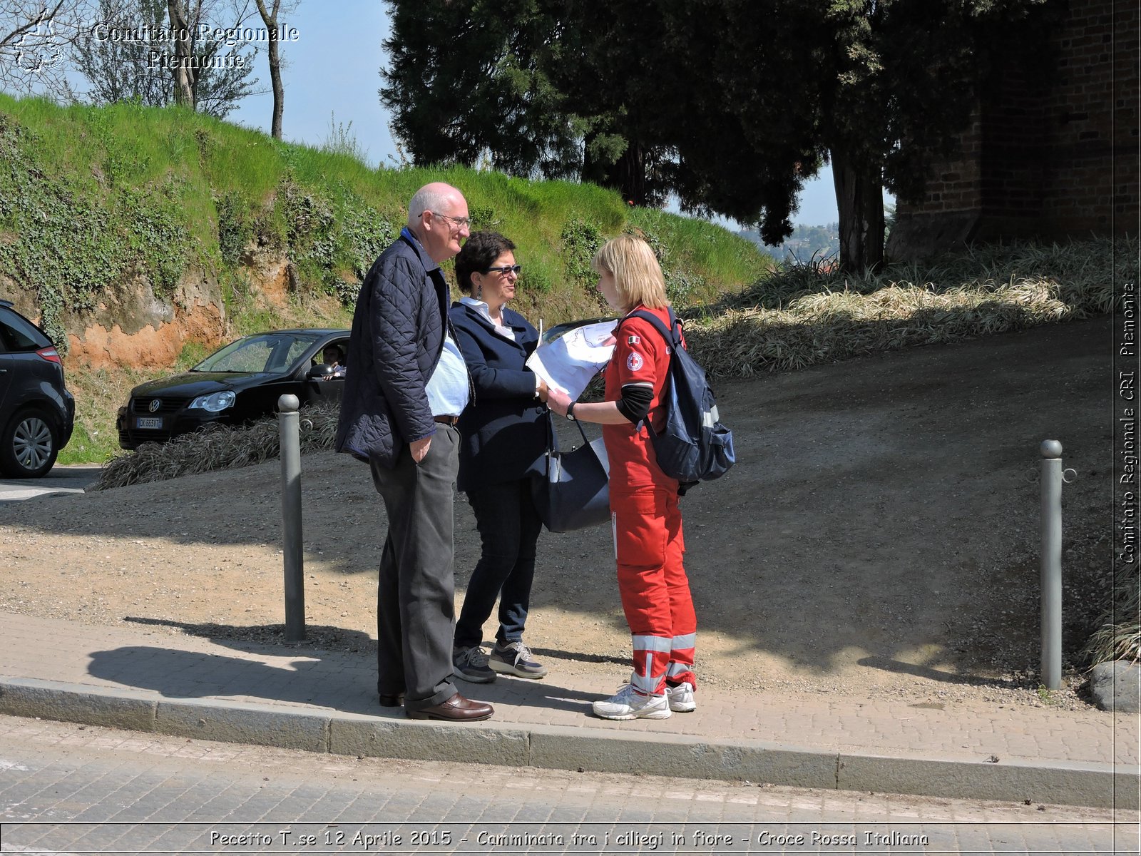 Pecetto T.se 12 Aprile 2015 - Camminata tra i ciliegi in fiore - Croce Rossa Italiana- Comitato Regionale del Piemonte