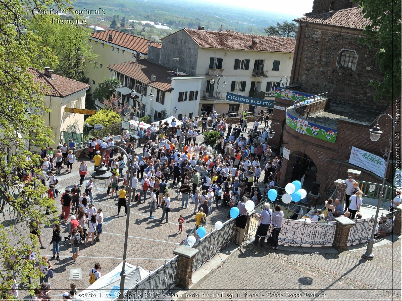 Pecetto T.se 12 Aprile 2015 - Camminata tra i ciliegi in fiore - Croce Rossa Italiana- Comitato Regionale del Piemonte