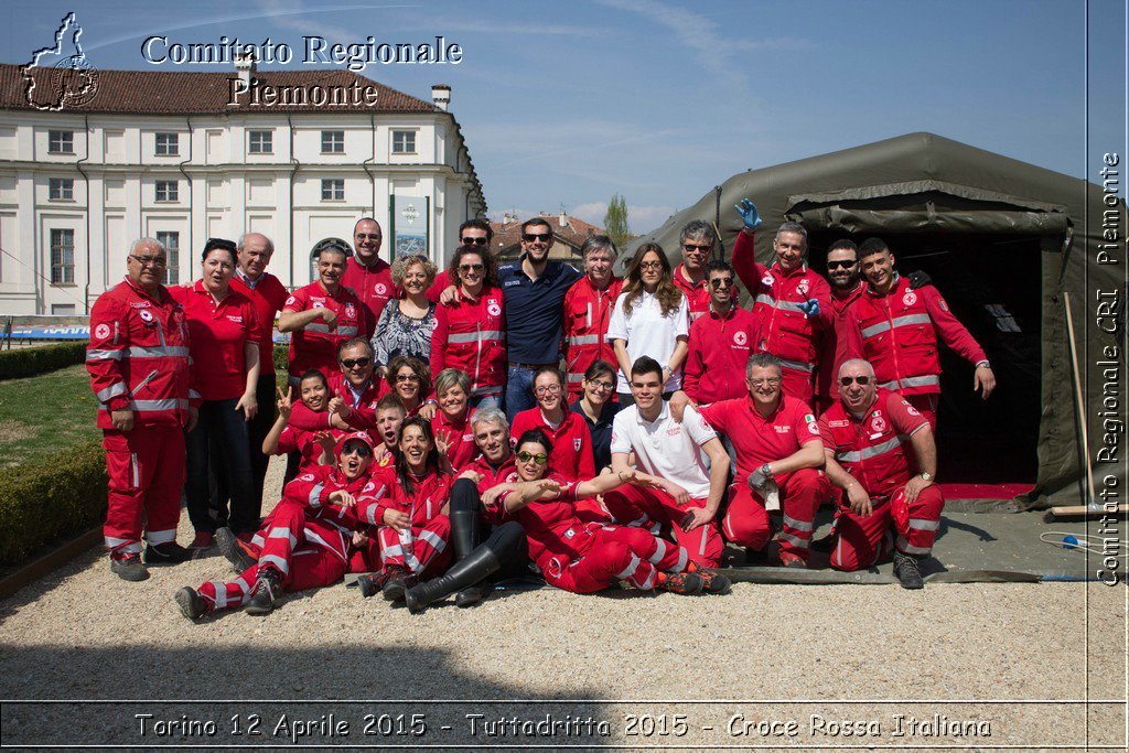 Torino 12 Aprile 2015 - Tuttadritta 2015 - Croce Rossa Italiana- Comitato Regionale del Piemonte