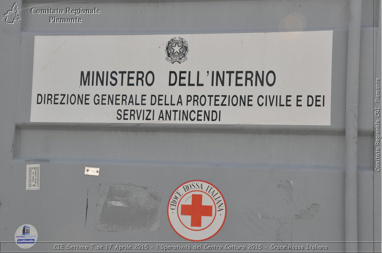 CIE Settimo T.se 17 Aprile 2015 - l'operativit del Centro Cottura 2015 - Croce Rossa Italiana- Comitato Regionale del Piemonte