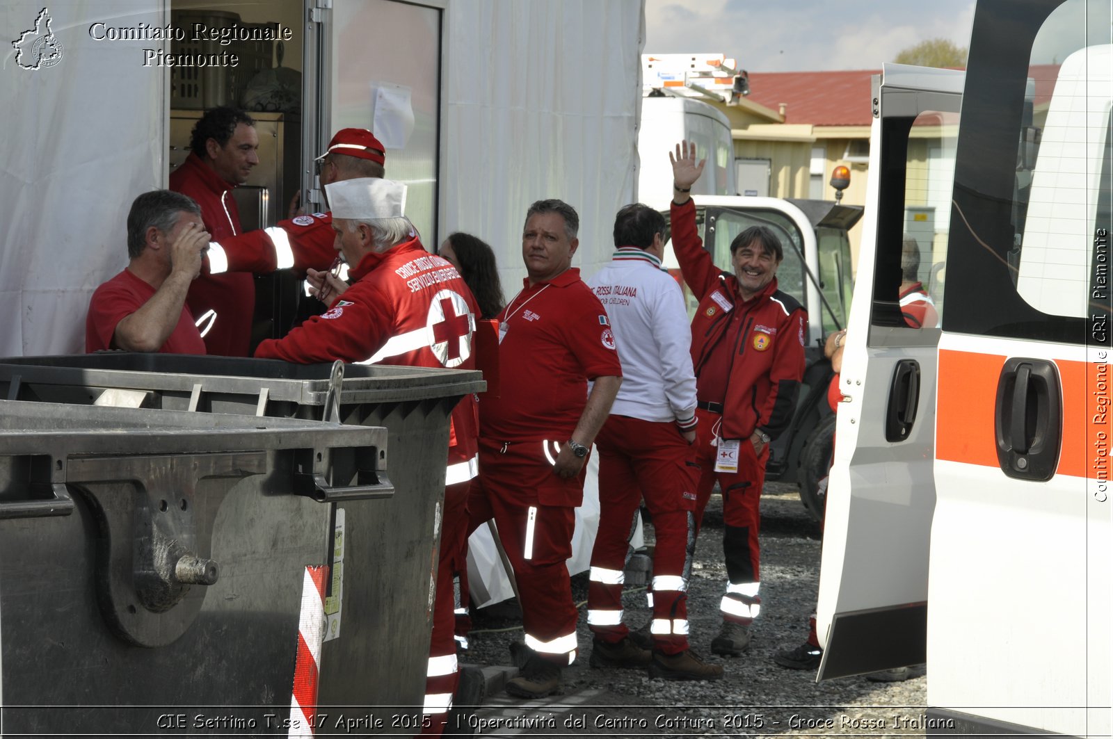 CIE Settimo T.se 17 Aprile 2015 - l'operativit del Centro Cottura 2015 - Croce Rossa Italiana- Comitato Regionale del Piemonte