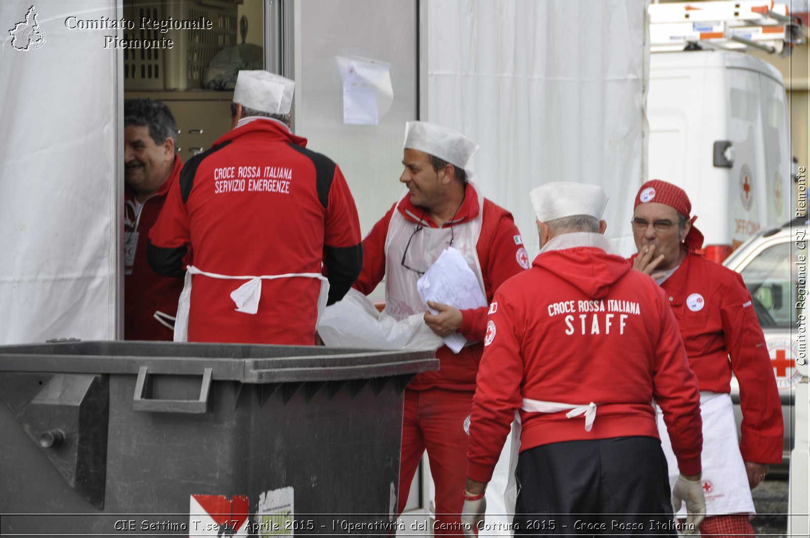 CIE Settimo T.se 17 Aprile 2015 - l'operativit del Centro Cottura 2015 - Croce Rossa Italiana- Comitato Regionale del Piemonte