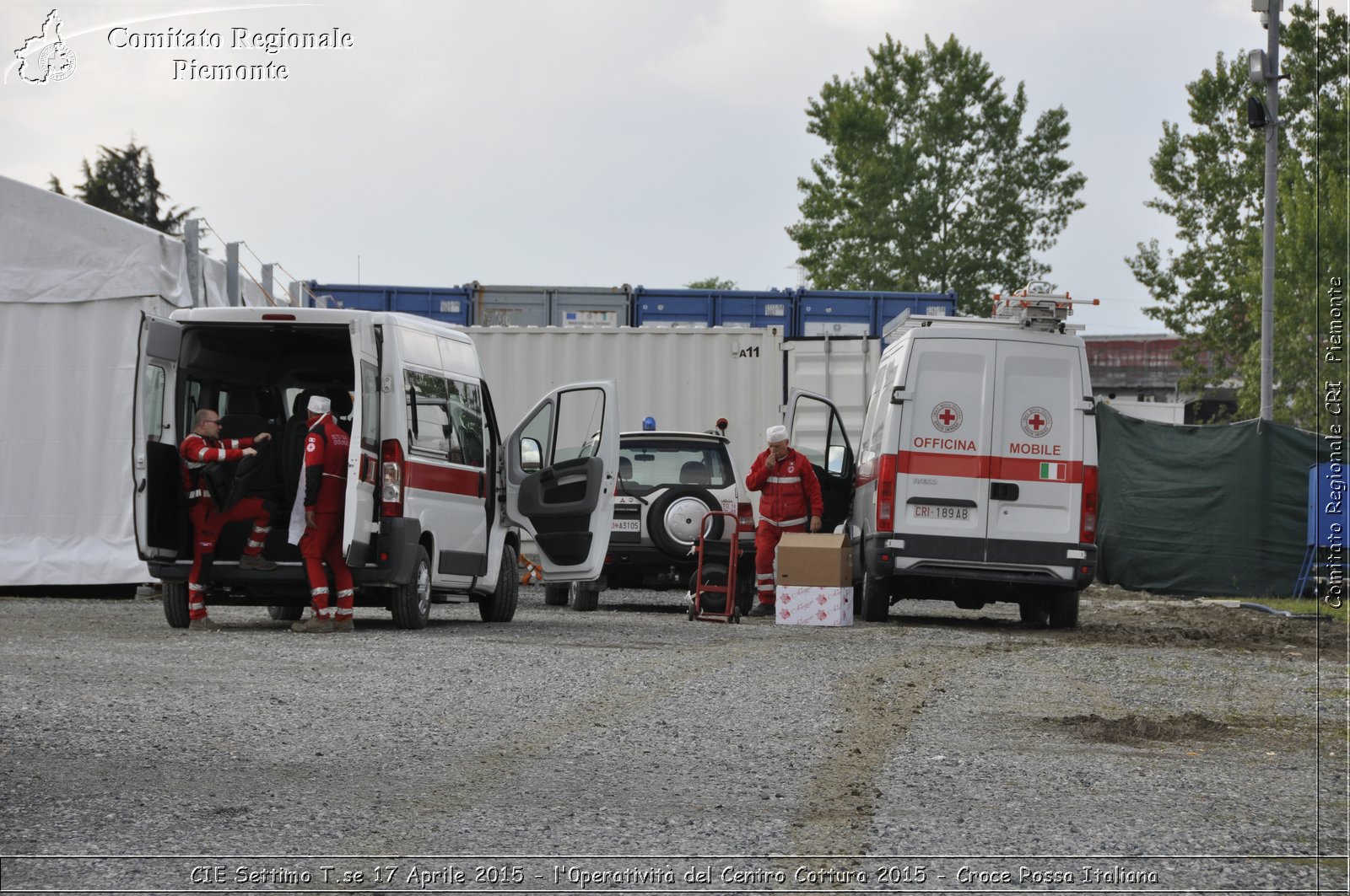 CIE Settimo T.se 17 Aprile 2015 - l'operativit del Centro Cottura 2015 - Croce Rossa Italiana- Comitato Regionale del Piemonte