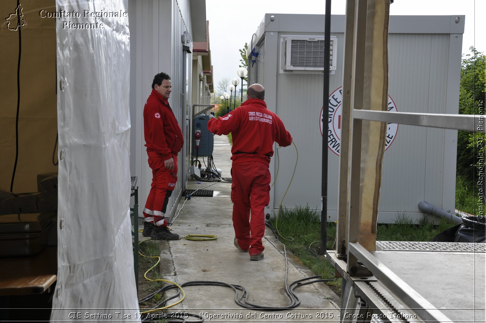 CIE Settimo T.se 17 Aprile 2015 - l'operativit del Centro Cottura 2015 - Croce Rossa Italiana- Comitato Regionale del Piemonte