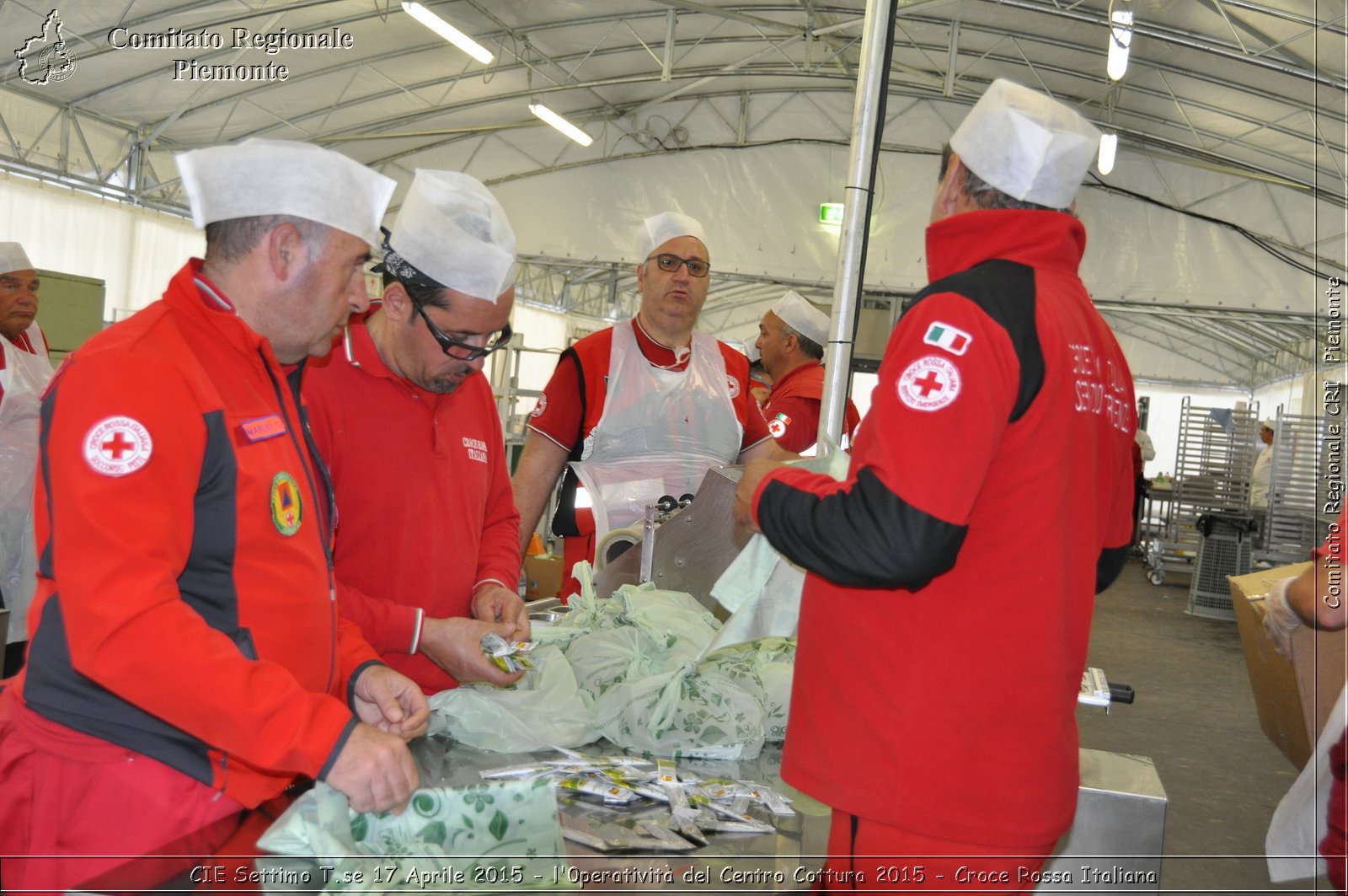 CIE Settimo T.se 17 Aprile 2015 - l'operativit del Centro Cottura 2015 - Croce Rossa Italiana- Comitato Regionale del Piemonte