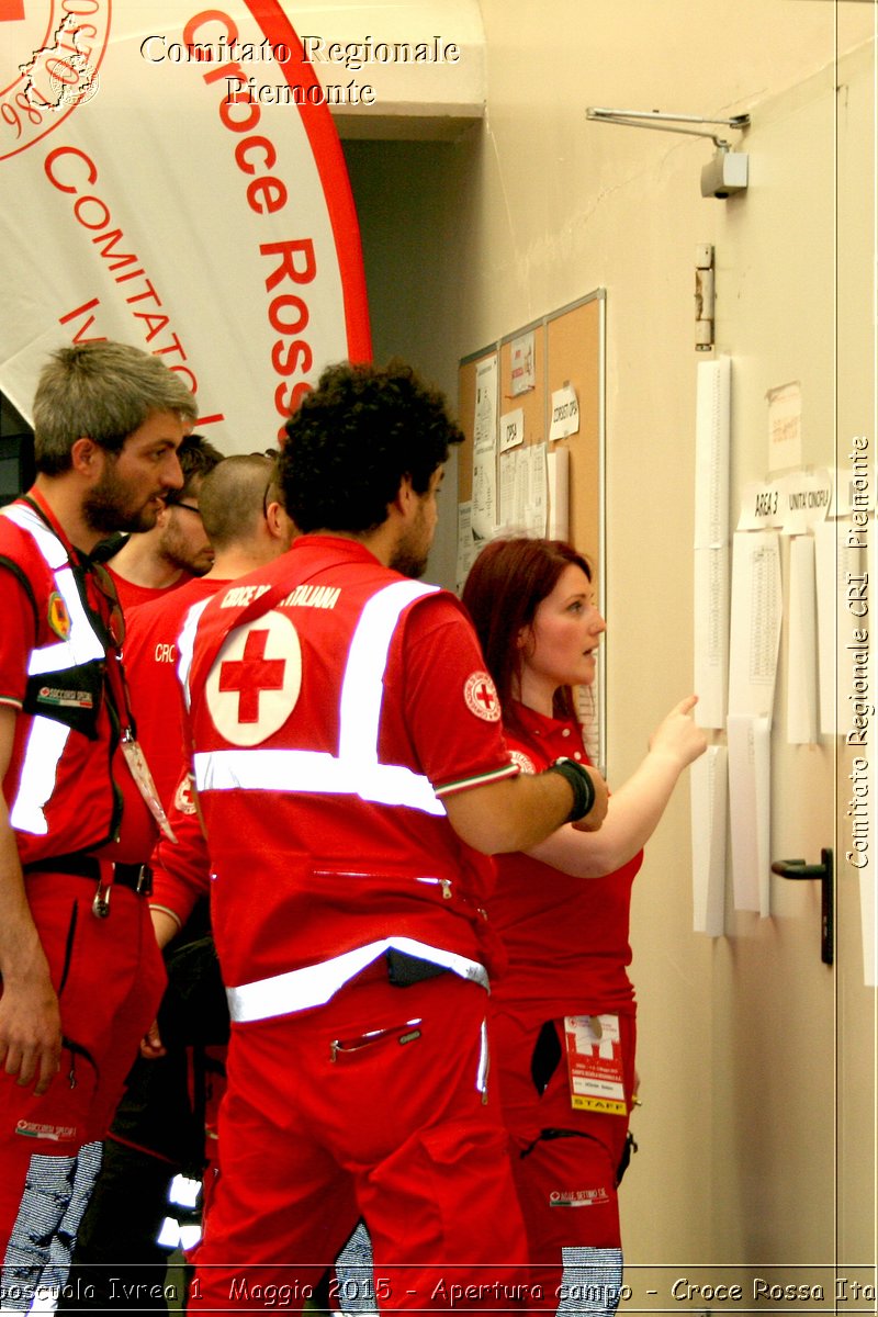 Camposcuola Ivrea 1 Maggio 2015 - Apertura campo - Croce Rossa Italiana- Comitato Regionale del Piemonte