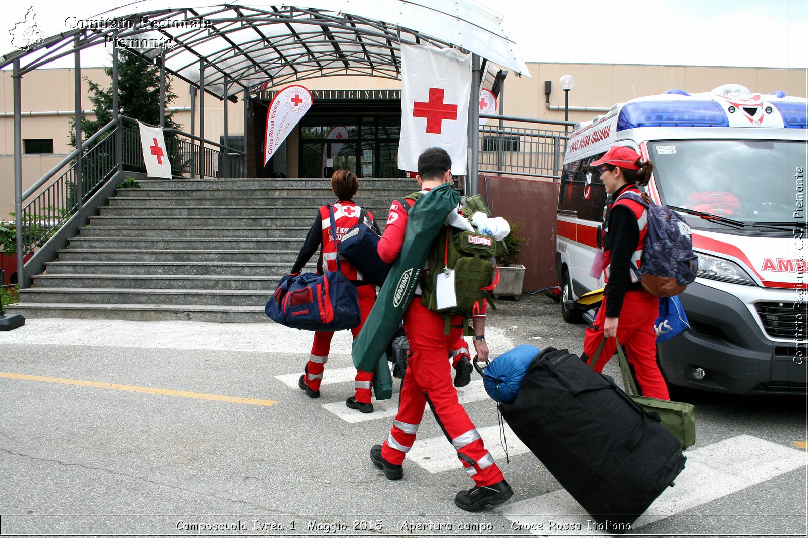 Camposcuola Ivrea 1 Maggio 2015 - Apertura campo - Croce Rossa Italiana- Comitato Regionale del Piemonte