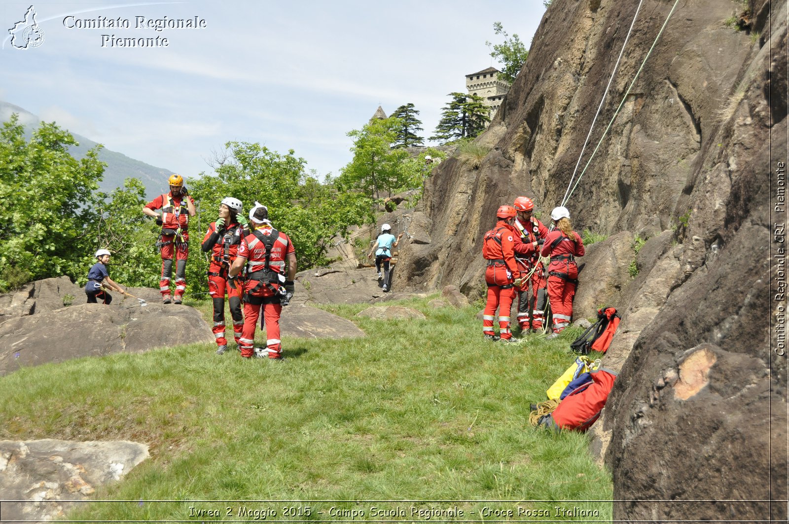 Ivrea 2 Maggio 2015 - Campo Scuola Regionale - Croce Rossa Italiana- Comitato Regionale del Piemonte