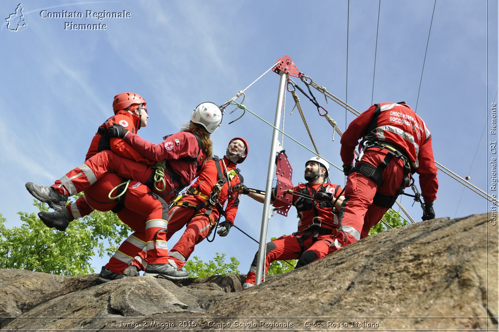 Ivrea 2 Maggio 2015 - Campo Scuola Regionale - Croce Rossa Italiana- Comitato Regionale del Piemonte