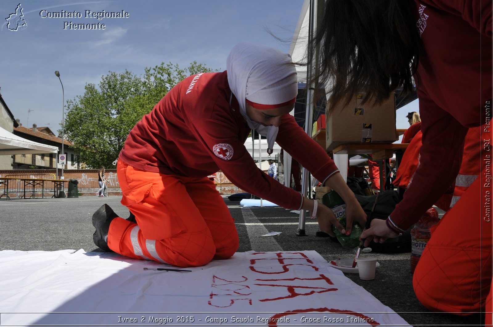 Ivrea 2 Maggio 2015 - Campo Scuola Regionale - Croce Rossa Italiana- Comitato Regionale del Piemonte