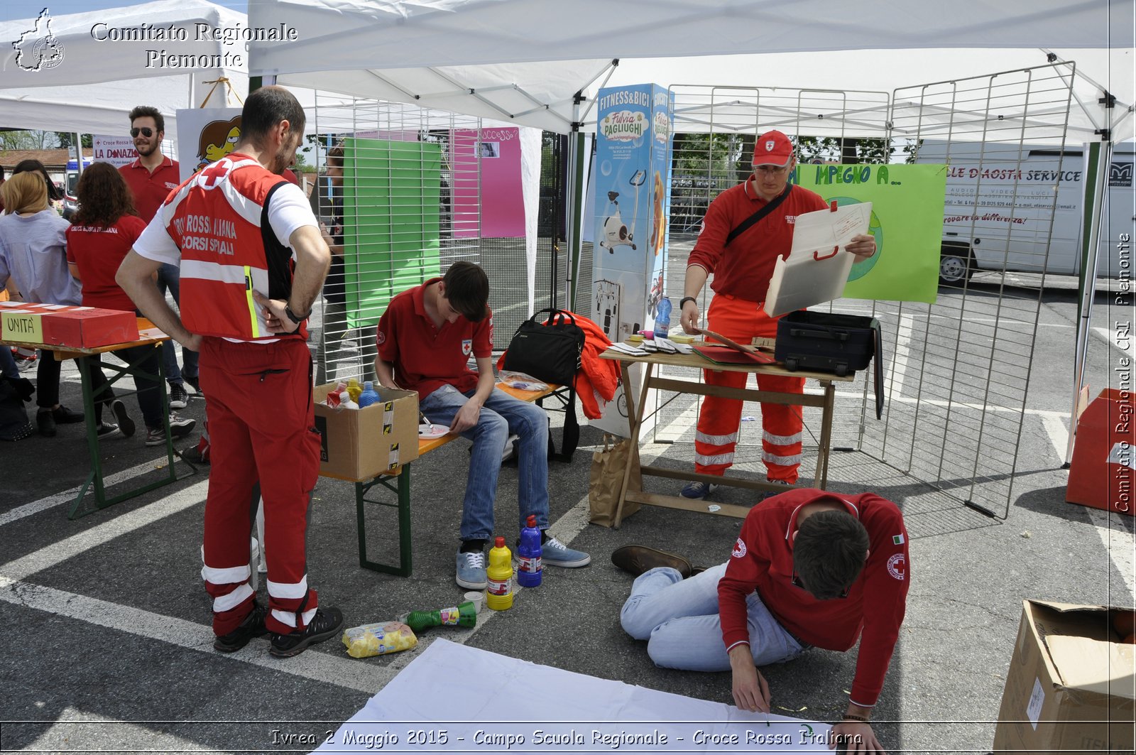 Ivrea 2 Maggio 2015 - Campo Scuola Regionale - Croce Rossa Italiana- Comitato Regionale del Piemonte