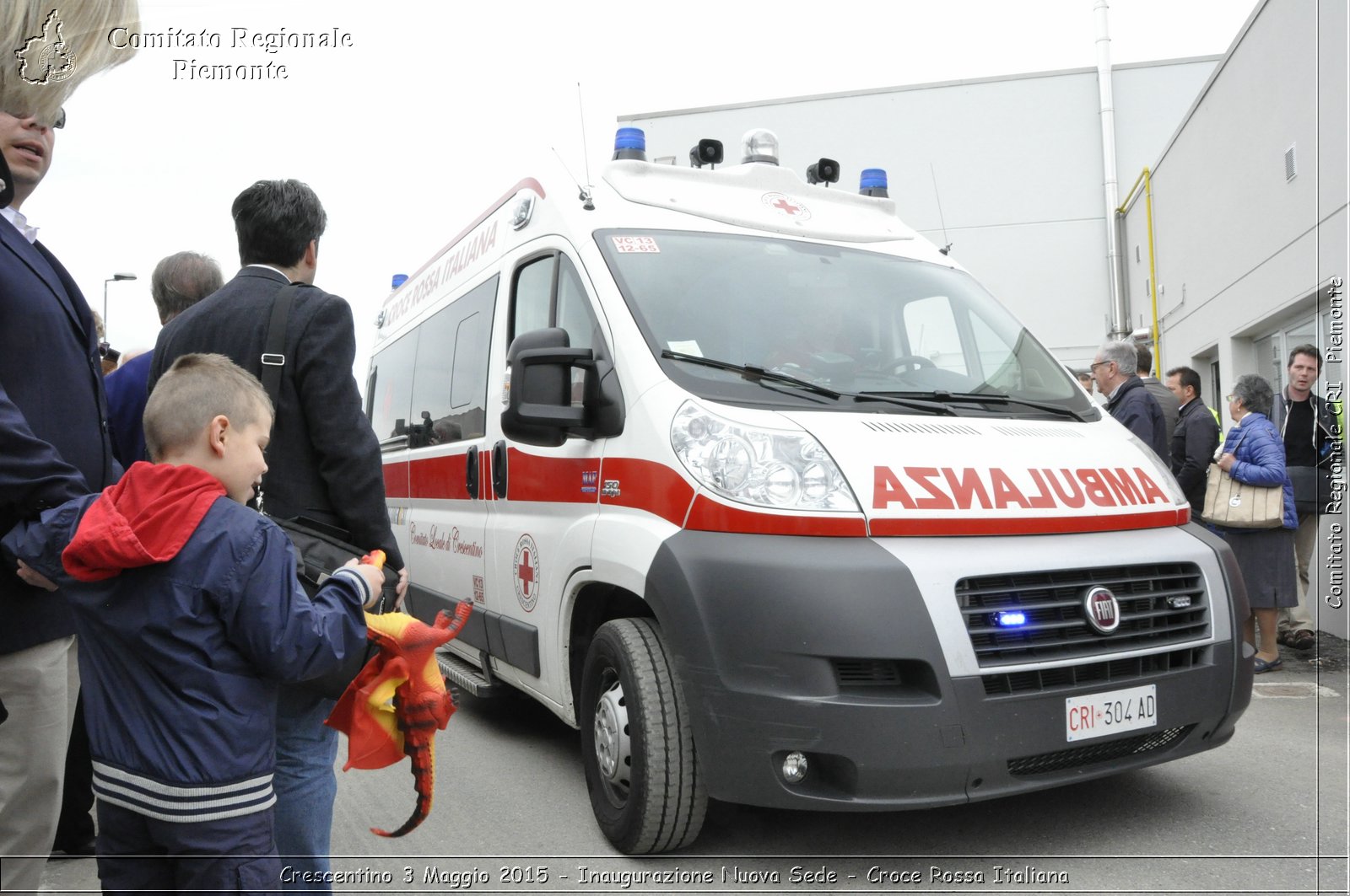 Crescentino 3 Maggio 2015 - Inaugurazione Nuova Sede - Croce Rossa Italiana- Comitato Regionale del Piemonte